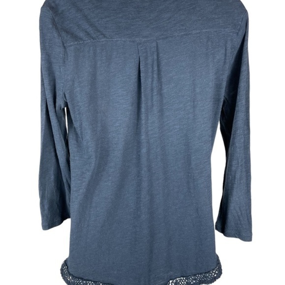 Lucky Brand Top 3/4 Sleeves Size Small - Picture 3 of 4